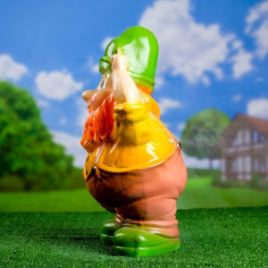 Садовая фигура "Гном с грибами" 47см Садовая фигура "Гном с грибами" 47см