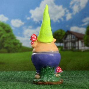 Садовая фигура "Гном с грибом" 44х16х16см МИКС Садовая фигура "Гном с грибом" 44х16х16см МИКС