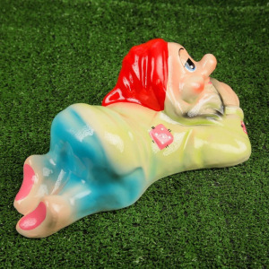Садовая фигура "Гном сонька", 14 см, микс Садовая фигура "Гном сонька", 14 см, микс