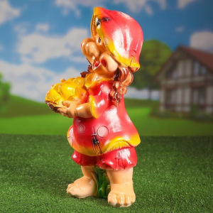 Садовая фигура "Корзинка с грибами" 23х22х50см МИКС Садовая фигура "Корзинка с грибами" 23х22х50см МИКС