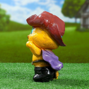 Садовая фигура "Кот в шляпе" 21х10см Садовая фигура "Кот в шляпе" 21х10см