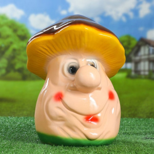 Садовая фигура "Живой гриб", разноцветный, 35 см Садовая фигура "Живой гриб", разноцветный, 35 см