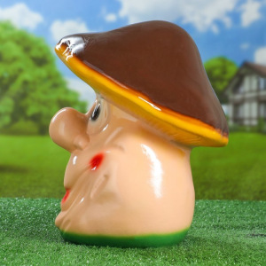 Садовая фигура "Живой гриб", разноцветный, 35 см Садовая фигура "Живой гриб", разноцветный, 35 см