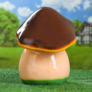 Садовая фигура "Живой гриб", разноцветный, 35 см Садовая фигура "Живой гриб", разноцветный, 35 см