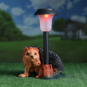 Садовый фонарь "Ёжик на ножках с фонарем" 25 см МИКС Садовый фонарь "Ёжик на ножках с фонарем" 25 см МИКС
