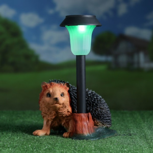 Садовый фонарь "Ёжик на ножках с фонарем" 25 см МИКС Садовый фонарь "Ёжик на ножках с фонарем" 25 см МИКС
