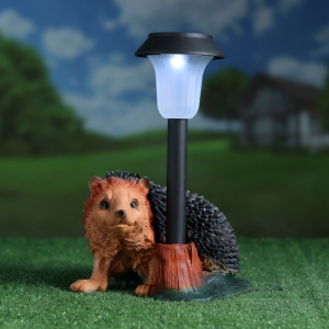 Садовый фонарь "Ёжик на ножках с фонарем" 25 см МИКС Садовый фонарь "Ёжик на ножках с фонарем" 25 см МИКС
