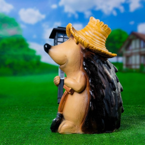 Садовый фонарь "Ежик с фонарем" 43см Садовый фонарь "Ежик с фонарем" 43см