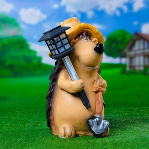 Садовый фонарь "Ежик с фонарем" 43см Садовый фонарь "Ежик с фонарем" 43см