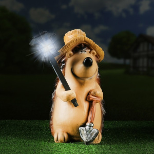 Садовый фонарь "Ежик с фонарем" 43см Садовый фонарь "Ежик с фонарем" 43см