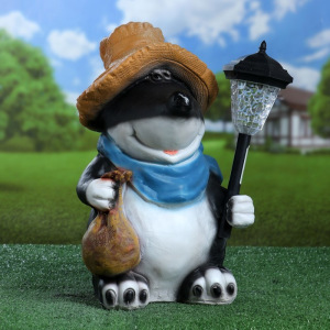 Садовый фонарь "Крот с фонарем" 42см Садовый фонарь "Крот с фонарем" 42см