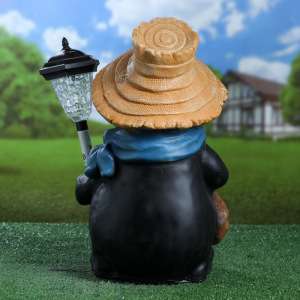 Садовый фонарь "Крот с фонарем" 42см Садовый фонарь "Крот с фонарем" 42см