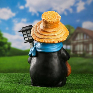 Садовый фонарь "Крот с фонарем" 42см Садовый фонарь "Крот с фонарем" 42см