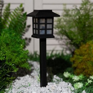Садовый светильник на солнечной батарее Smartbuy, пластик, 8.6 x 8.6 x 38 см Садовый светильник на солнечной батарее Smartbuy, пластик, 8.6 x 8.6 x 38 см