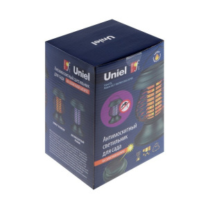 Садовый светильник на солнечной батарее Uniel, 13 LED, эффект пламени и антимоскитный режим Садовый светильник на солнечной батарее Uniel, 13 LED, эффект пламени и антимоскитный режим