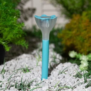 Садовый светильник на солнечной батарее Uniel Blue crocus, серия Classic Садовый светильник на солнечной батарее Uniel Blue crocus, серия Classic