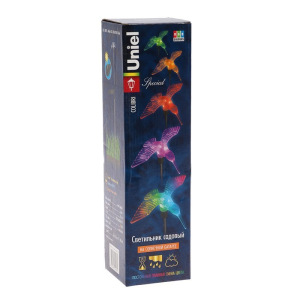 Садовый светильник на солнечной батарее Uniel Colibri, серия Special Садовый светильник на солнечной батарее Uniel Colibri, серия Special