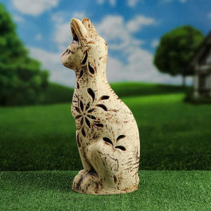 Садовый светильник "Кошка", шамот, 44 см, без элемента питания Садовый светильник "Кошка", шамот, 44 см, без элемента питания