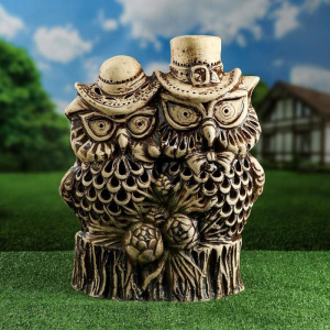 Садовый светильник "Совиная пара", 52 см, без элемента питания Садовый светильник "Совиная пара", 52 см, без элемента питания