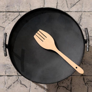 Садж сковорода с ручками, 30 см, лопатка в комплекте Садж сковорода с ручками, 30 см, лопатка в комплекте