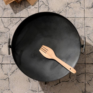 Садж сковорода с ручками, 40 см, лопатка в комплекте Садж сковорода с ручками, 40 см, лопатка в комплекте