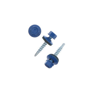 Саморез 4,8х28 кровельный, синий, RAL 5005, уп. 60 шт. Саморез 4,8х28 кровельный, синий, RAL 5005, уп. 60 шт.