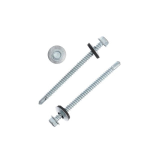 Саморез 5,5х76 кровельный, цинк, уп. 6 шт. Саморез 5,5х76 кровельный, цинк, уп. 6 шт.