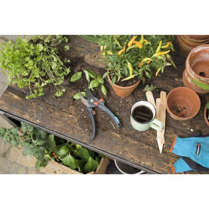 Секатор плоскостной, 10.6" (27 см), диаметр реза 24 мм, пластиковые ручки Секатор плоскостной, 10.6" (27 см), диаметр реза 24 мм, пластиковые ручки