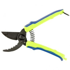 Секатор плоскостной, 8.6" (22 см), зубчатый, пластиковые ручки Секатор плоскостной, 8.6" (22 см), зубчатый, пластиковые ручки