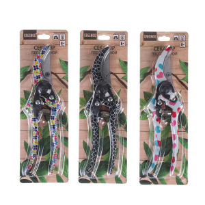 Секатор плоскостной, 8" (20 см), металл, МИКС Секатор плоскостной, 8" (20 см), металл, МИКС