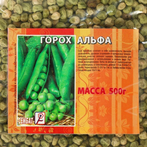Семена Горох "Альфа", 500 г Семена Горох "Альфа", 500 г
