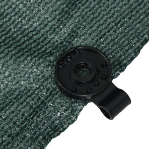 Сетка фасадная затеняющая, 3 × 5 м, плотность 80 г/м², зелёная, с клипсами Сетка фасадная затеняющая, 3 × 5 м, плотность 80 г/м², зелёная, с клипсами