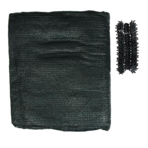 Сетка фасадная затеняющая, 4 × 5 м, плотность 55 г/м², зелёная, с клипсами Сетка фасадная затеняющая, 4 × 5 м, плотность 55 г/м², зелёная, с клипсами