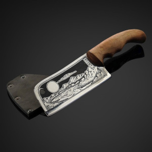 Шашлычный набор "Горный дух" кейс, шампуры, два ножа Шашлычный набор "Горный дух" кейс, шампуры, два ножа