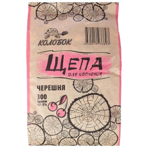 Щепа для копчения «Колобок» черешня, 300 г Щепа для копчения «Колобок» черешня, 300 г