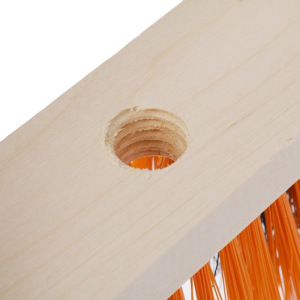 Щётка для подметания пола, шестирядная, с резьбой, 28 см, цвет МИКС Щётка для подметания пола, шестирядная, с резьбой, 28 см, цвет МИКС