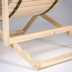 Шезлонг гибкий, лакированный, хвоя, 100×65×75см Шезлонг гибкий, лакированный, хвоя, 100×65×75см