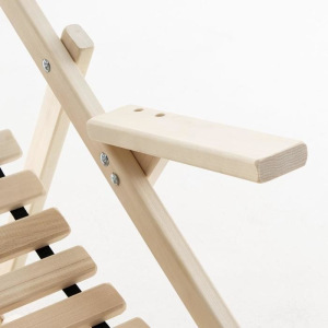 Шезлонг гибкий с подлокотниками, ЛИПА 65х103х15 см Шезлонг гибкий с подлокотниками, ЛИПА 65х103х15 см