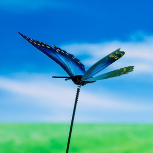 Штекер декоративный для комнатных растений "Бабочка" 7х8см, 25см Штекер декоративный для комнатных растений "Бабочка" 7х8см, 25см