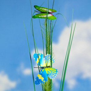 Штекер садовый, декоративный "Бабочки" 5х5см, 75см Штекер садовый, декоративный "Бабочки" 5х5см, 75см