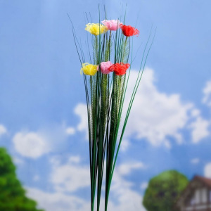 Штекер садовый, декоративный "Розы" 3х3см, 75см Штекер садовый, декоративный "Розы" 3х3см, 75см