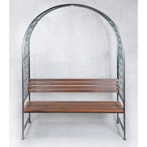 Скамейка Цветочная с аркой 150 х 55 х 220см Скамейка Цветочная с аркой 150 х 55 х 220см