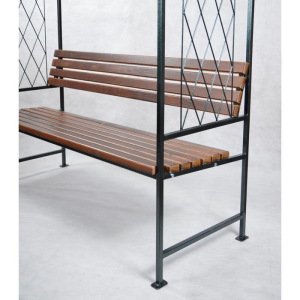 Скамейка Цветочная с аркой 150 х 55 х 220см Скамейка Цветочная с аркой 150 х 55 х 220см