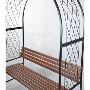 Скамейка Цветочная с аркой 150 х 55 х 220см Скамейка Цветочная с аркой 150 х 55 х 220см