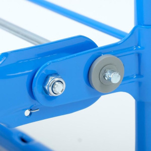 Скамейка-перевёртыш садовая складная 56х30х42,5 см, голубая, макс. нагр. 100 кг, с мягким Скамейка-перевёртыш садовая складная 56х30х42,5 см, голубая, макс. нагр. 100 кг, с мягким