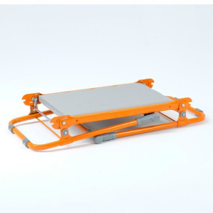 Скамейка-перевёртыш садовая складная 56х30х42,5 см, оранжевая, макс. нагр. 100 кг, с мягким Скамейка-перевёртыш садовая складная 56х30х42,5 см, оранжевая, макс. нагр. 100 кг, с мягким