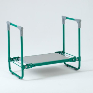 Скамейка-Перевертыш садовая складная 56х30х42,5 см, зелёная, макс. нагр. 100 кг, с мягким Скамейка-Перевертыш садовая складная 56х30х42,5 см, зелёная, макс. нагр. 100 кг, с мягким