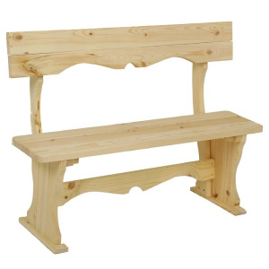 Скамейка "Элит" сосна натуральная 120х42х82см Скамейка "Элит" сосна натуральная 120х42х82см
