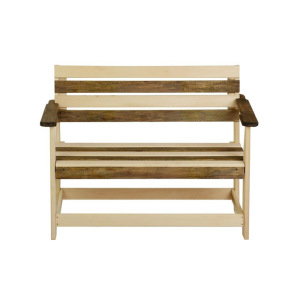 Скамейка с подлокотником "Зебра", нераскладная, наличник, 160х55х90см Скамейка с подлокотником "Зебра", нераскладная, наличник, 160х55х90см