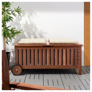 Скамья с ящиком ЭПЛАРО, коричневая морилка Скамья с ящиком ЭПЛАРО, коричневая морилка